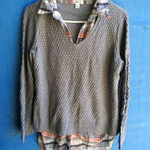 Croft & Barrow Women's Size Large Knit Top B1